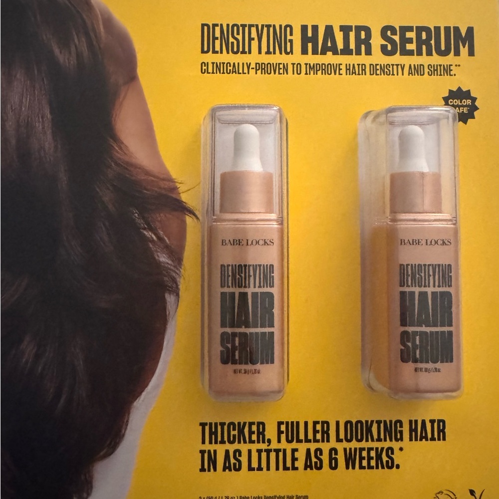 Babe Original Densifying Hair Serum, 2 pack